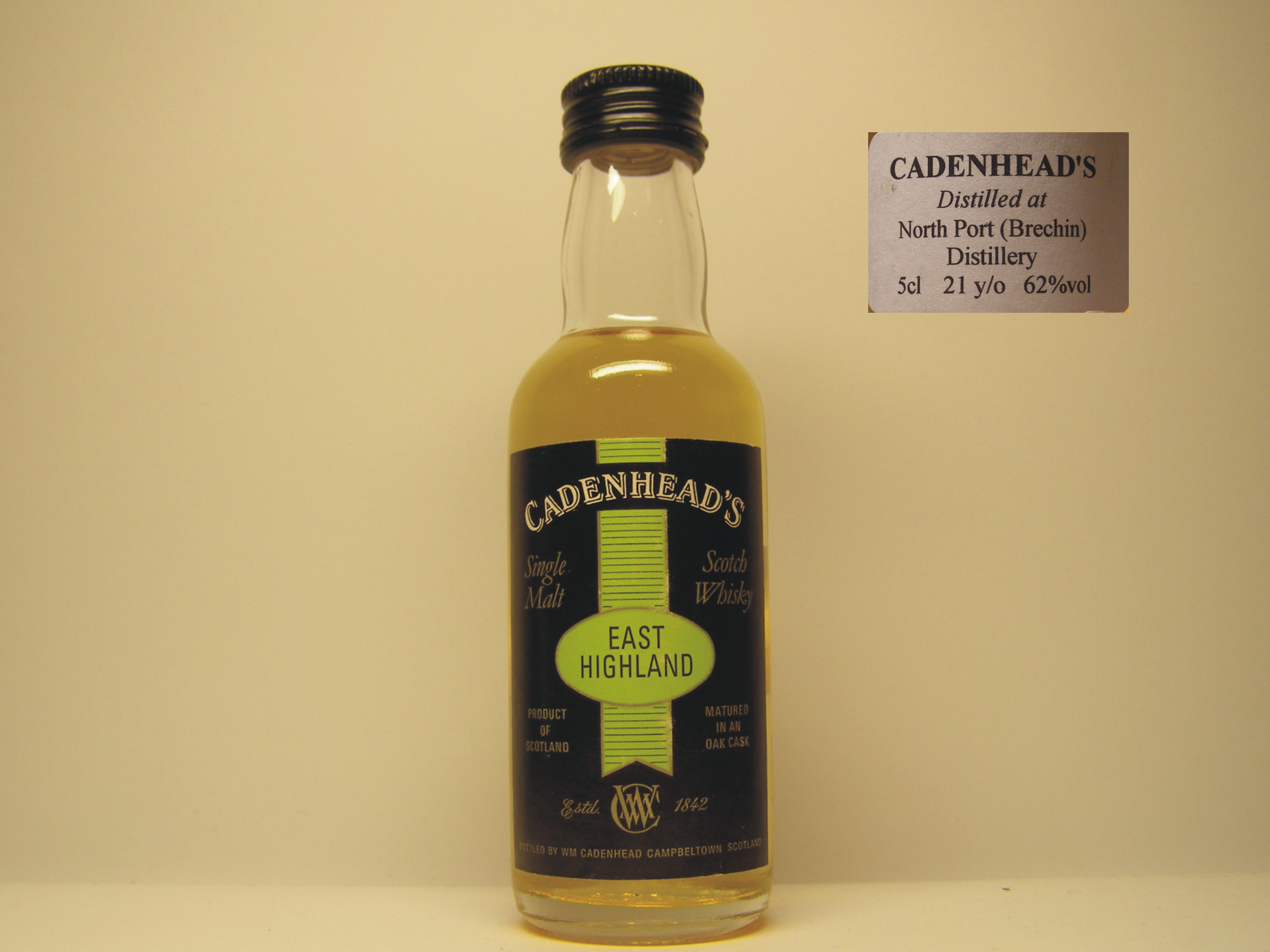 SMSW 21yo "Cadenhead´s" 5cl 62%vol